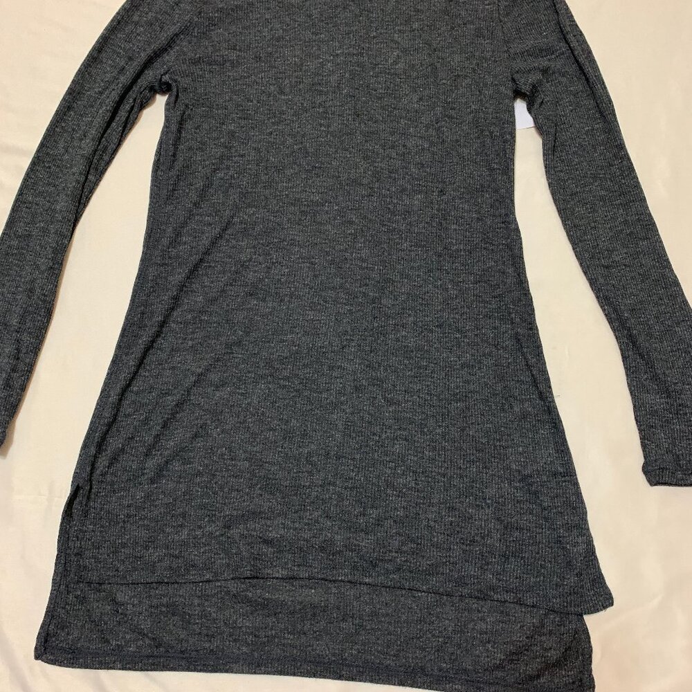 NWT Simply Style Black Onyx Rib Tee Size XL .